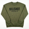Killshot Army-Olive Green Crewneck